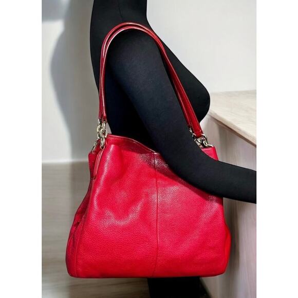 Coach F35723 Madison Phoebe Leather Shoulder Bag - Picture 6 of 12